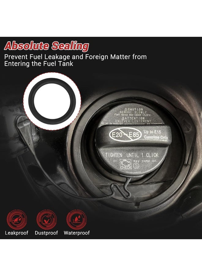 YITHSWAY Replace 77300-07030 77300-53030 Gas Cap,Fuel Cap Fits Toyota 2015 Venza 2015-2016 Highlander Sienna 2015-2017 Tacoma Camry 2015-2018 Rav 4 Corolla Avalon 2015-2019 Tundra Sequioa 77300-53020,More. - Image 3