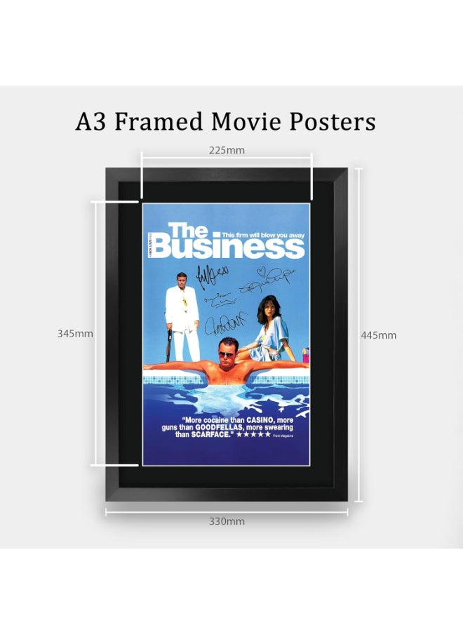 HWC Trading HWC Trading The Business Danny Dyer Gifts Printed Signed Autograph Picture for Movie Memorabilia Fans - 16" x 12" Framed  - Image 2