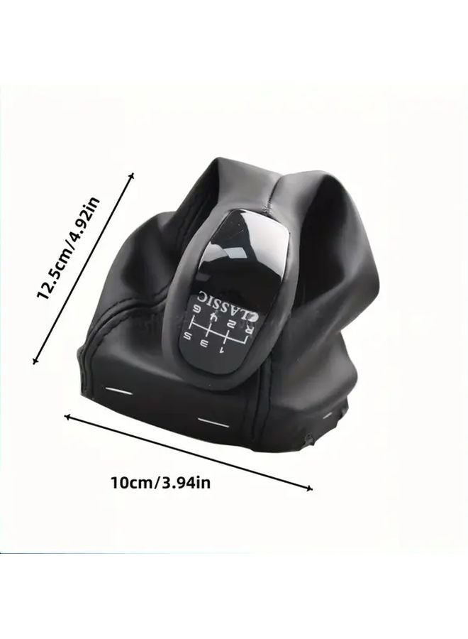 Mercedes C Class W203 S203 2000 2007 5 Speed Gear Shift Knob Cover Premium Faux Leather - Image 2