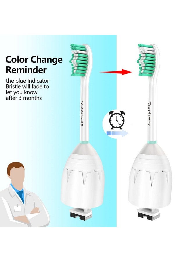 Toptheway Toptheway Replacement Brush Heads Compatible with Sonicare E-Series Essence Xtreme Elite Advance and CleanCare Screw-On Toothbrush Handles 7022/66, 6 Pack - Image 5