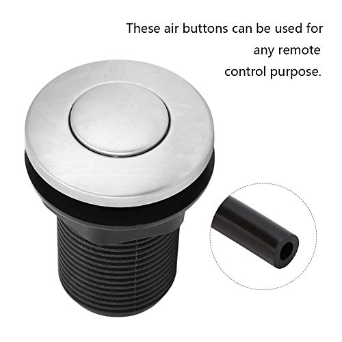Haofy Air Switch for Tub Garbage Scrap Air Switch Automatic Self-Lock Button + Pneumatic Air Hose Kit High-Safety Garbage Disposal Air Switch is The Best Choice - Image 2