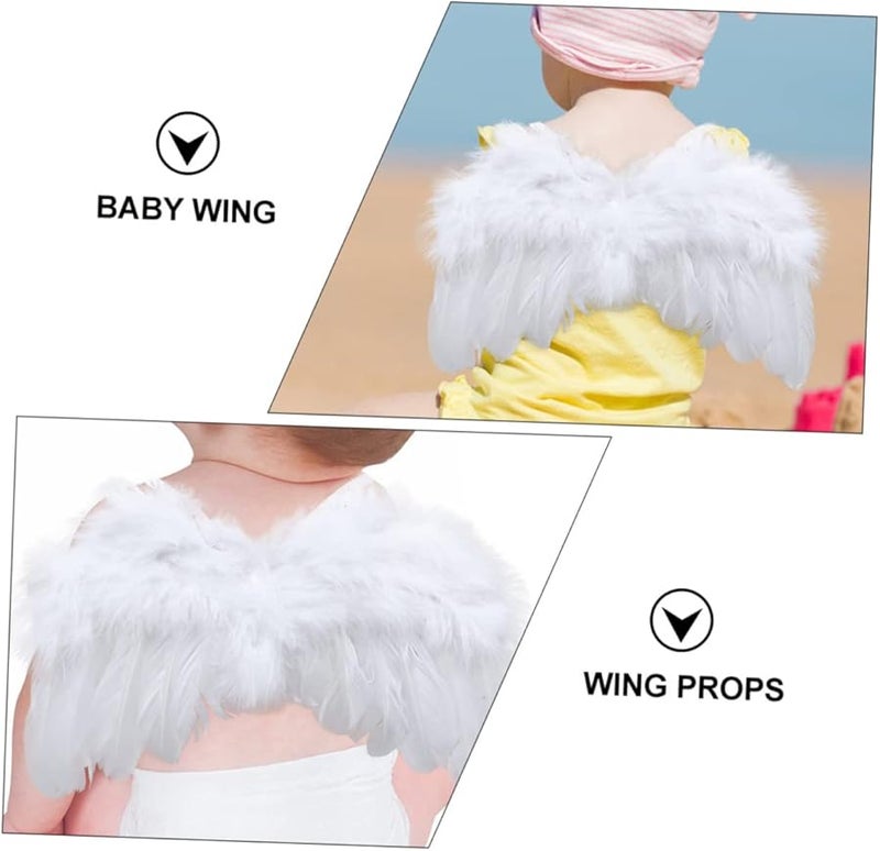 Newborn Photography Props with Leaf Headband Soft Photo Outfit for Baby Photoshoot - Image 4