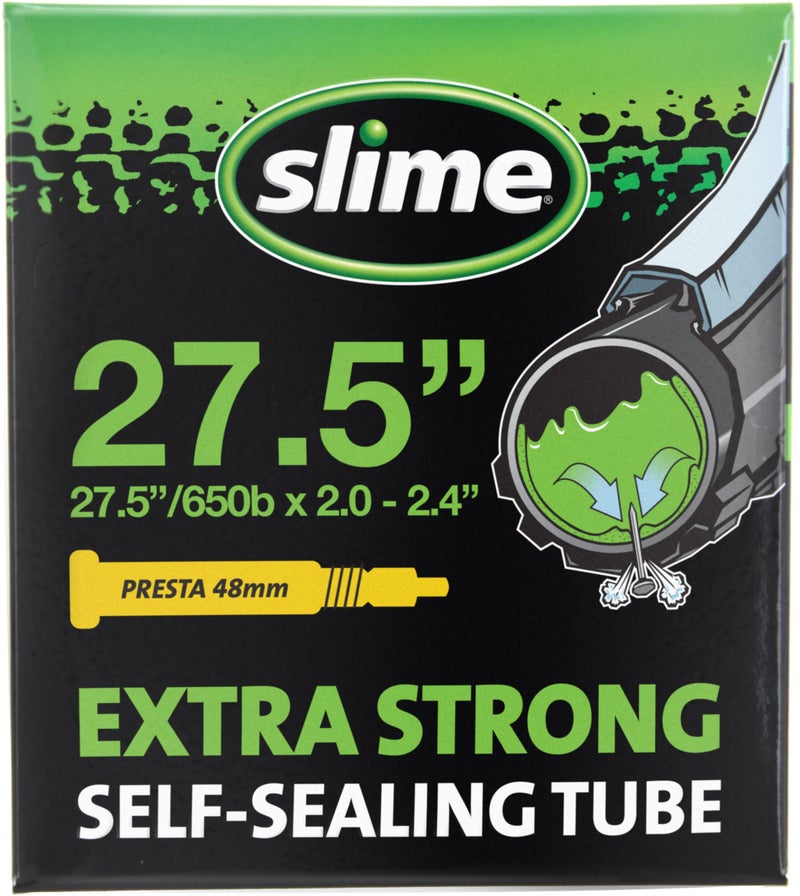 Slime Extra Stong Self-Sealing Tube 27.5" x 2.0-2.4" Presta - Image 1