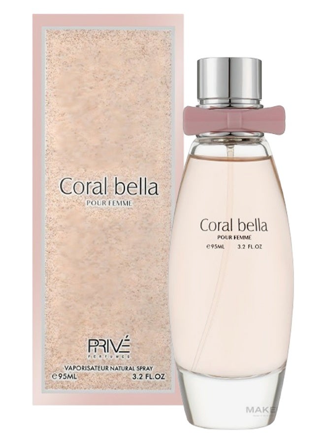 PRIVE Coral Bella Perfume For Women 95ml EDP - Image 1