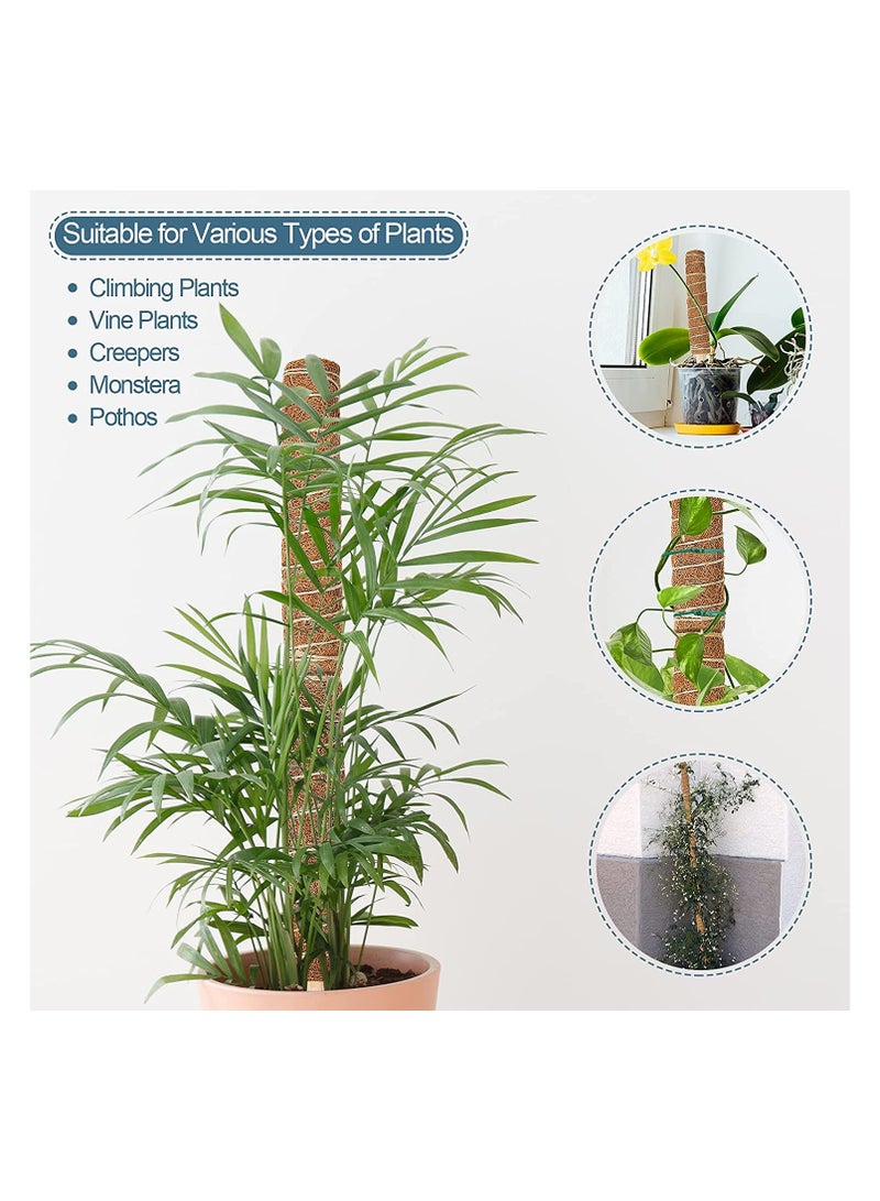 Generic 4-Piece 40cm Moss Pole for Climbing Plants Plant Support Extension  - Image 5