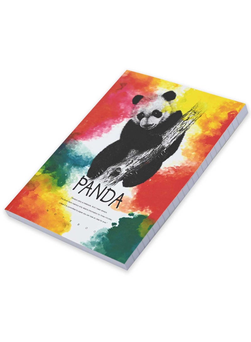 FIS Pack Of 5 Soft Cover Notebook, 96 Sheets A5 Panda Design 3 -FSNBSCA596-PAN3 - Image 1