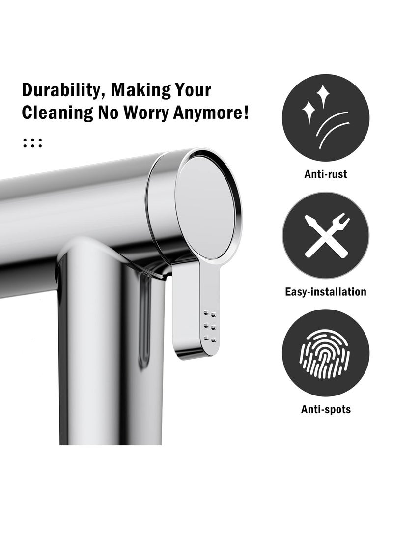 Jomoo Bidet Shattaf Head, Jet Sprayer for Toilet Muslim Shower, Adjustable Water Pressure Control Bidet Sprayer Head for Muslim Shower Personal Hygiene Cloth Diaper Toilet Water Sprayer, Only Bidet Head, No Hose  - Image 4