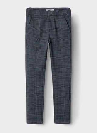 Kids Checks Slim Fit Pant