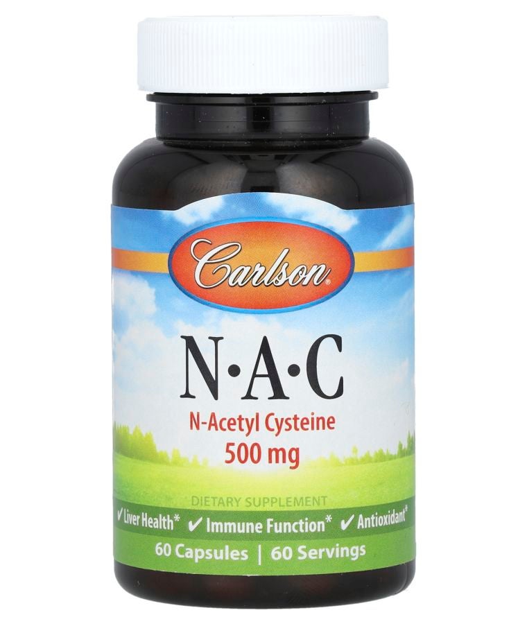 Carlson N-A-C 500 mg 60 Capsules