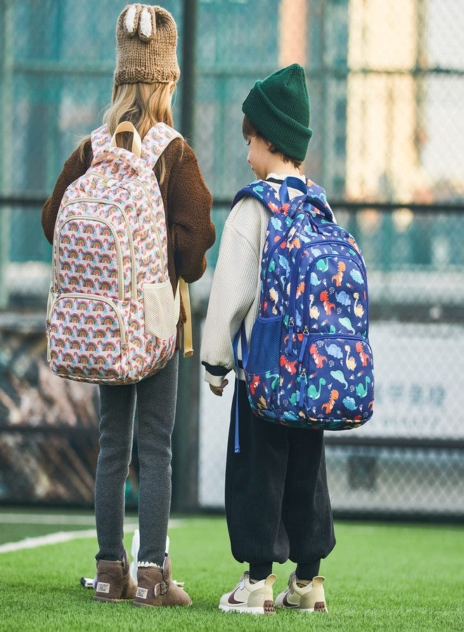 CLUCI Toddler Backpack for Boys&Girls Kids Backpack for Preschool BookBag Child with Adjustable Strap 12L, 1-1 Blue Dinosaur, Classic - Image 2