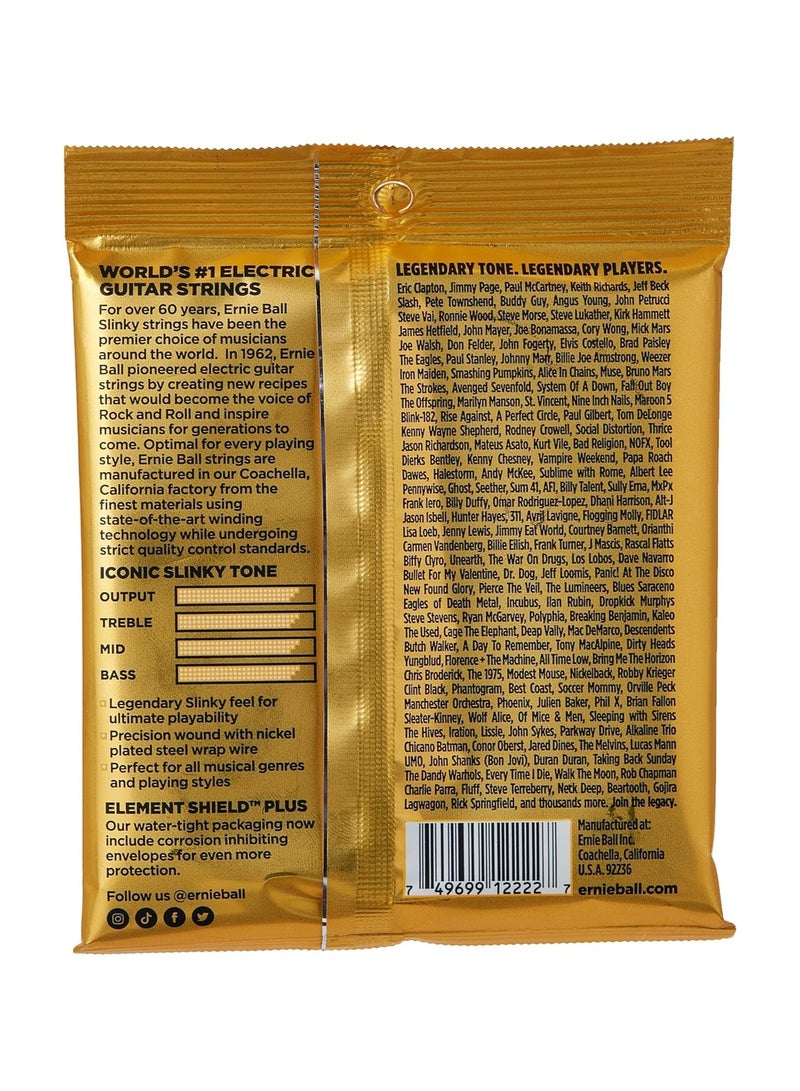 Ernie Ball Ernieball P02222 hybrid slinky nickel wound electrictric guitar strings - 9-46 gauge - Image 2