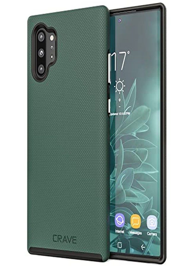 كريف جراب Crave Note 10+، جراب حماية مزدوج لهاتف Samsung Galaxy Note 10 Plus - أخضر غابي - Image 1