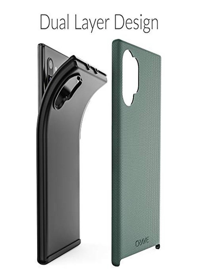 كريف جراب Crave Note 10+، جراب حماية مزدوج لهاتف Samsung Galaxy Note 10 Plus - أخضر غابي - Image 5