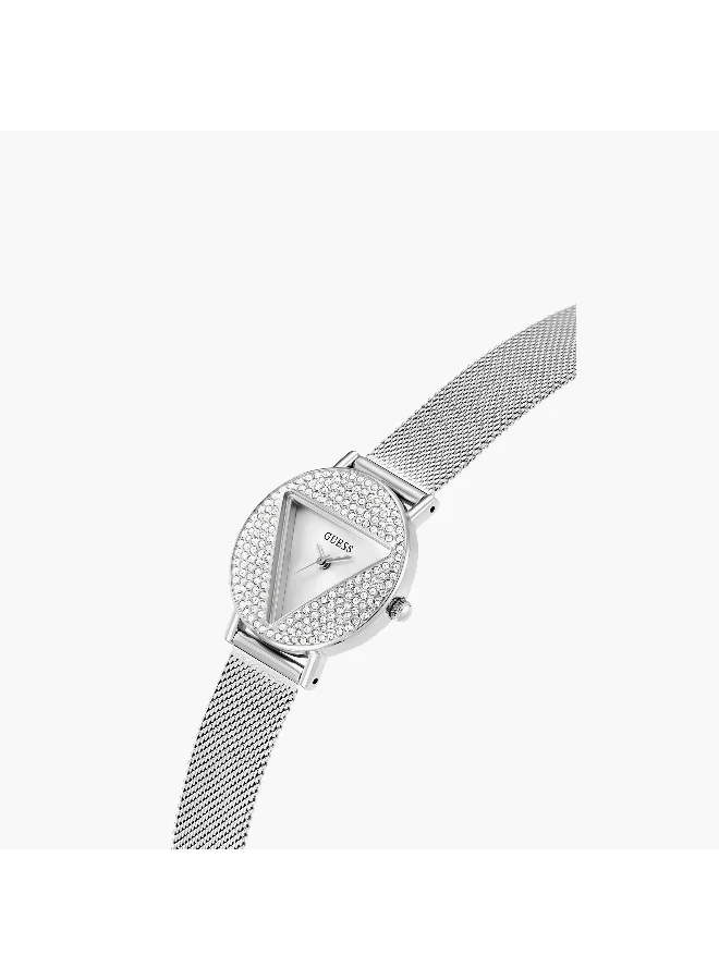 جس Silver Analog Watch for Women