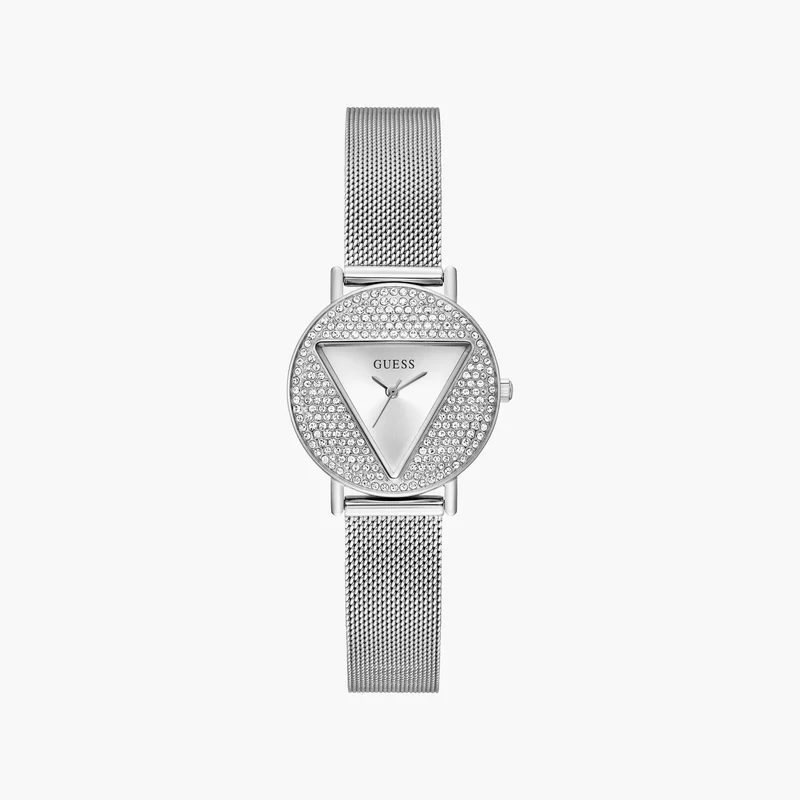 جس Silver Analog Watch for Women