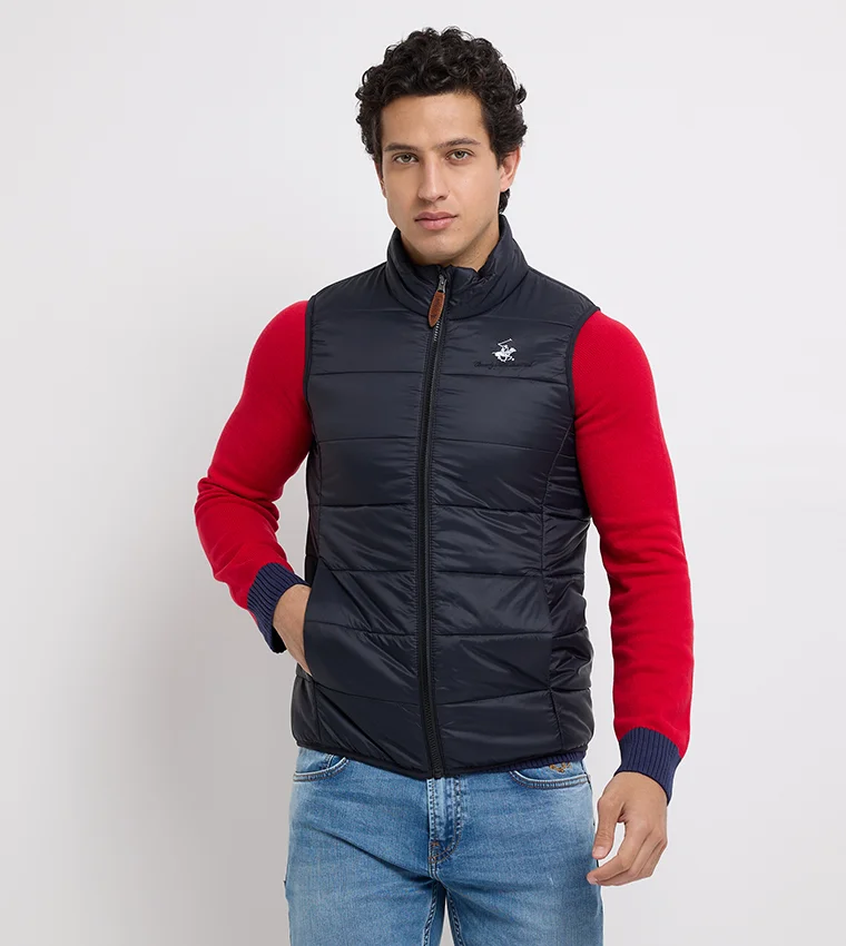 Logo Detail Puffer Gilet