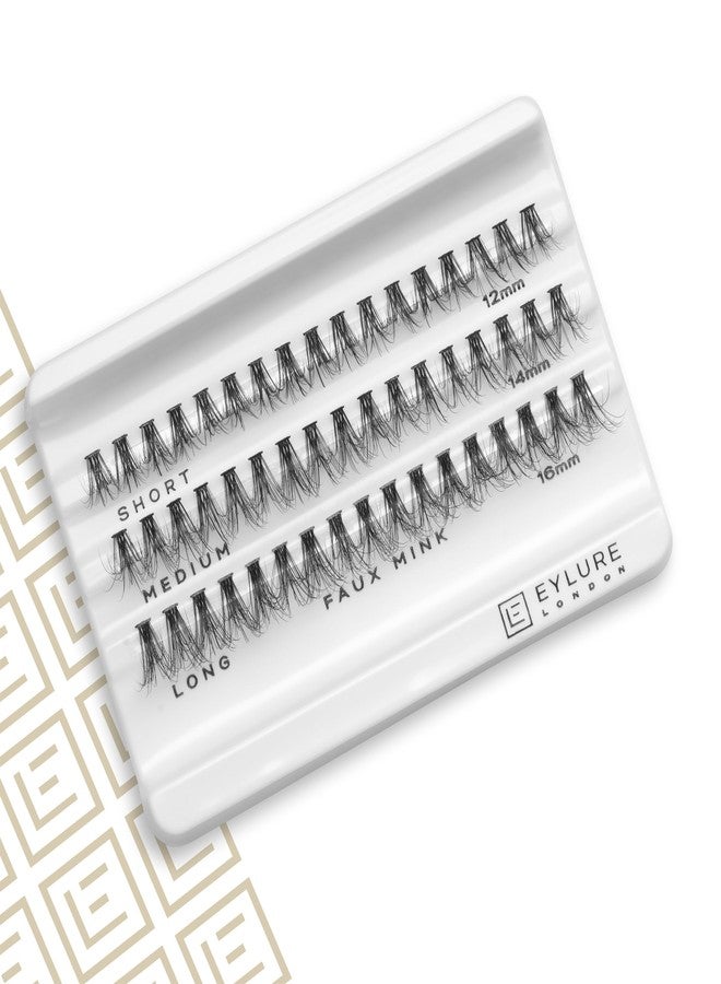 Eylure Luxe 3D Individuals Cluster False Lashes, Short, Medium & Long - Image 2