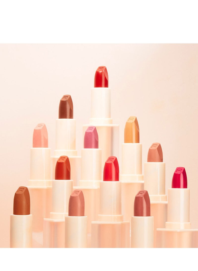 REVOLUTION - Makeup Revolution Lip Allure Soft Satin Lipstick Divine Brown - Image 1
