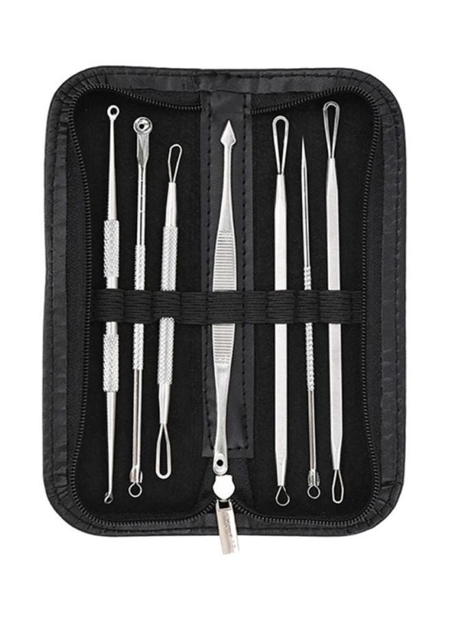 Sharpdo 7-Piece Pimple Remover Acne Tool Set Silver 15.3x5x2.5cm - Image 2
