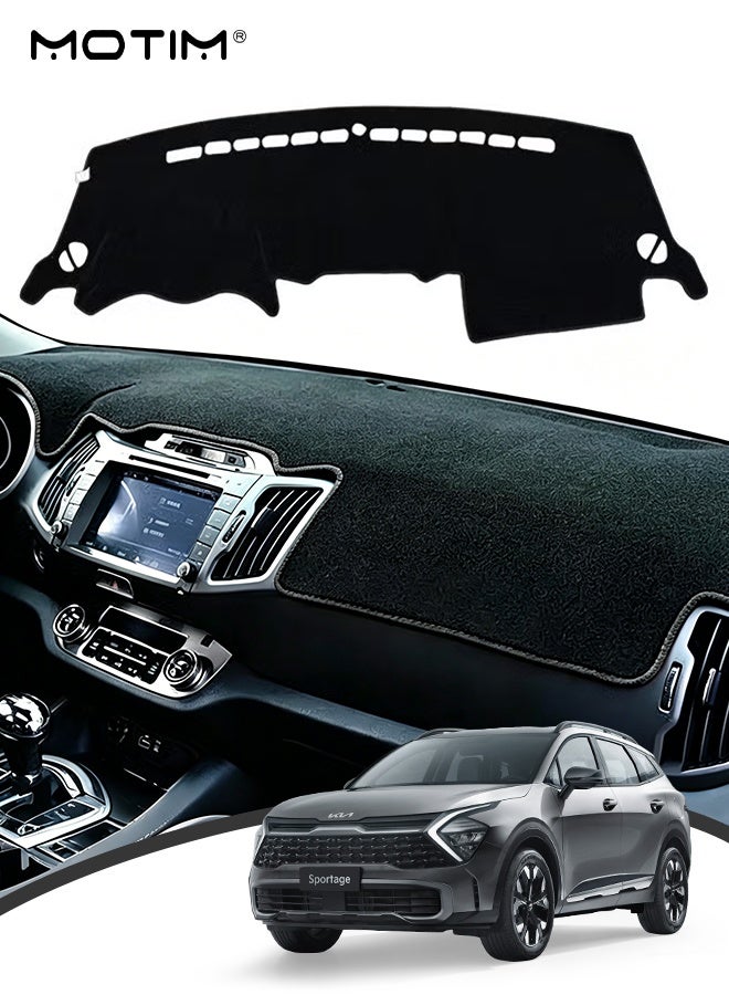 Motim Dashboard Cover Mat for KIA Sportage R 2011 2012 2013 2014 2015-2016 Accessories, Dash Cover Dash Mat Panel Sunscreen Sunshield Protector Pad UV Rays Protector - Image 1