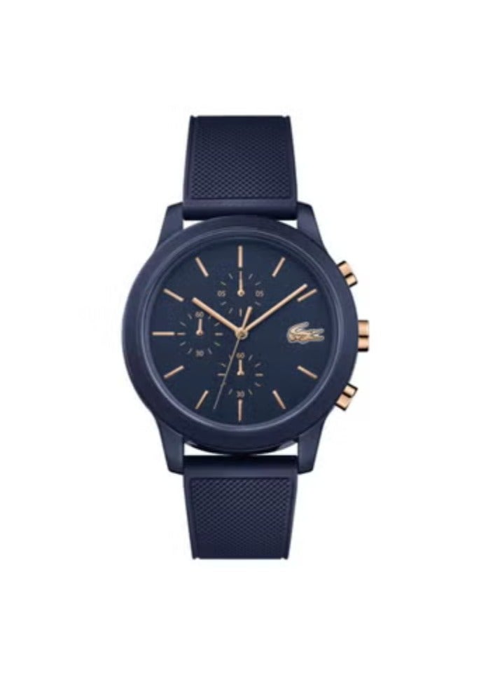 LACOSTE Lacoste Men's TR90 Quartz Watch with Rubber Strap, Blue,  (Model: 2011013) - Image 1