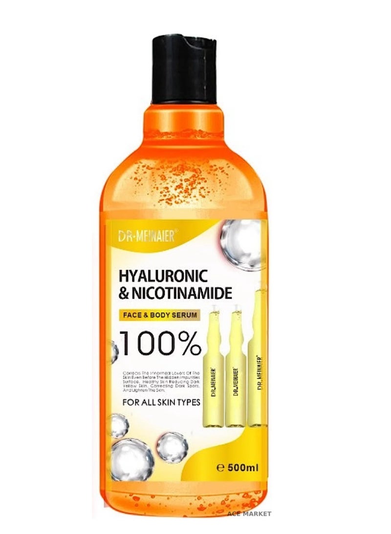 Dr Martens Dr. Meinaier hyaluronic & nicotinamide 500ml - Image 1