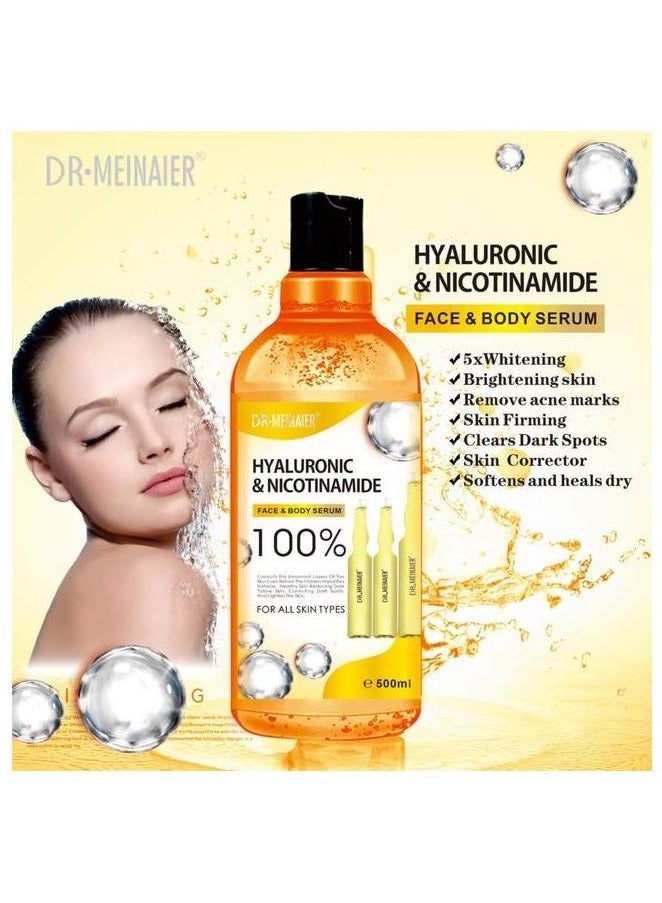 Dr Martens Dr. Meinaier hyaluronic & nicotinamide 500ml - Image 2