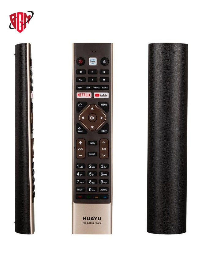 Huayu - Haier Smart TV Remote | Replacement Remote Control for Haier LED LCD Smart TVs with YouTube, Prime Video, Netflix Key Buttons - Image 1
