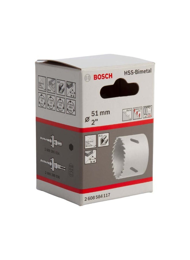 Bosch (2608584117) 51MM HSS Hole Saw - Image 2