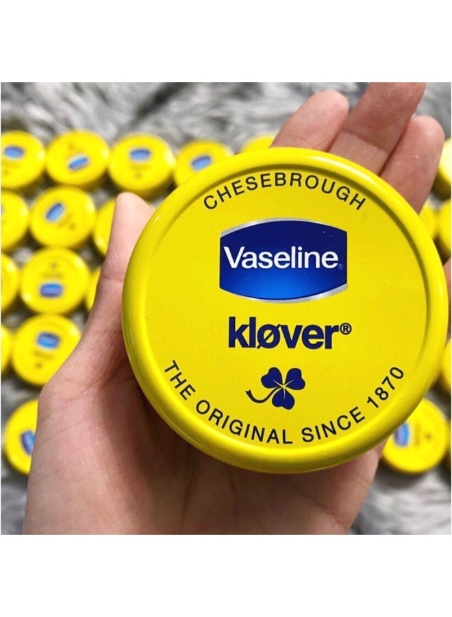 Vaseline Chesebrough Klover 40g | Original Soft & Unchapped Lips Petroleum Jelly | Deep Moisture & Protection for Dry, Cracked & Sensitive Lips | Multi-Purpose Skin Repair & Nourishment | Long-Lasting Hydration & Shine - Image 1