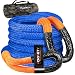 HOKINETY Kinetic Recovery Tow Rope 126 x 30ft 55000LBS Snatch Strap Heavy Duty Offroad Towing Straps Kit for Trucks SUV UTV ATV Tractor Car Jeep Blue - Image 2