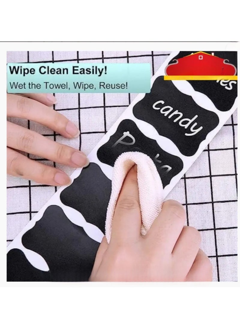 Multipurpose Labels for Home, Kitchen, Office, Reusable Labels Set with Pen for Bowls, Cups, Organizing Your Home, Kitchen, and Even Your Office - Image 3