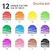 Shuttle Art 312 Pack Washable Super Tips Markers 12 Assorted Colors Conical Tip Large Markers Bulk with a Box Bonus Caps Home Classroom School Supplies for Toddlers Kids Adults Students Teachers - Image 4