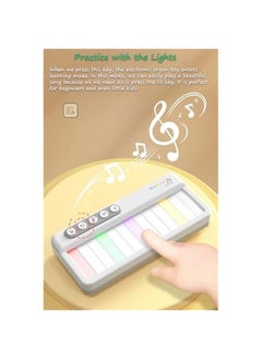 Generic Touch-Screen Electronic Organ Toy, Portable Electronic Keyboard Electronic Organ for Beginners, Kids and Adult with 5 Musical Instruments Effects, 12 Classics, 3 Lights Display Effects  - Image 2