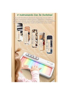 Generic Touch-Screen Electronic Organ Toy, Portable Electronic Keyboard Electronic Organ for Beginners, Kids and Adult with 5 Musical Instruments Effects, 12 Classics, 3 Lights Display Effects  - Image 4