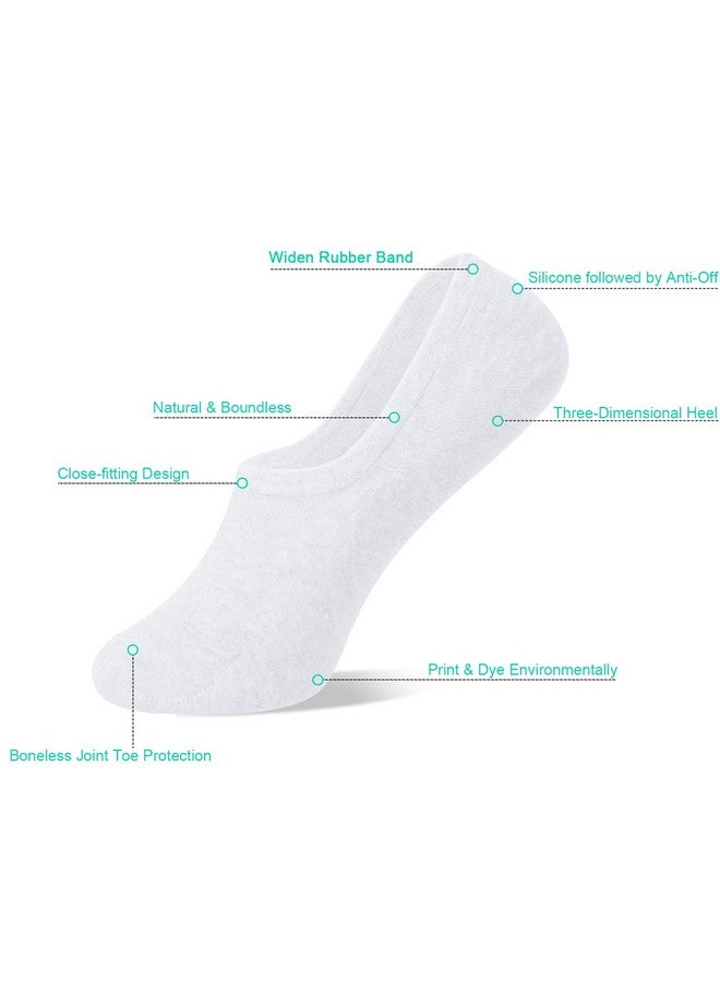 DIBAOLONG DIBAOLONG Womens No Show Socks Non Slip Flat Boat Line Low Cut Socks 6 Pairs - Image 2