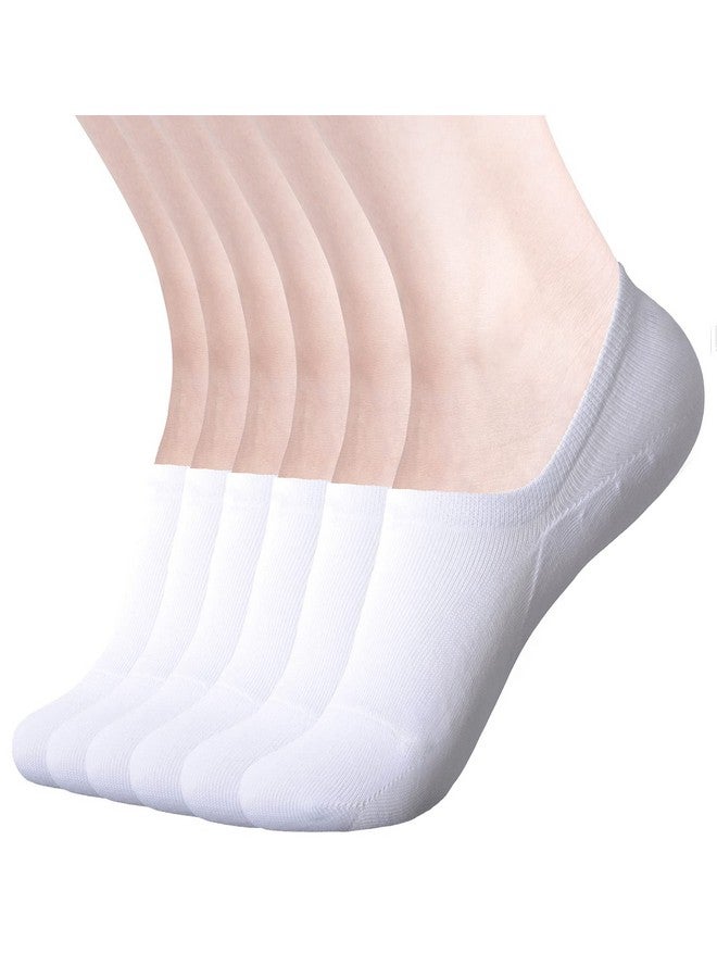 DIBAOLONG DIBAOLONG Womens No Show Socks Non Slip Flat Boat Line Low Cut Socks 6 Pairs - Image 1