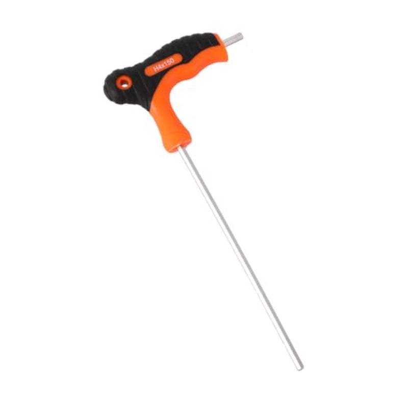 مفاتيح T-Handle بمقبس سداسي هكس - H4 باللون البرتقالي - مفك براغي مقاوم للصدأ مزدوج الطرف مع قبضة مضادة للانزلاق - لصيانة ورش السيارات، تركيب الأثاث والإلكترونيات، أنشطة DIY، تحسين المنزل، الصيانة - Image 3
