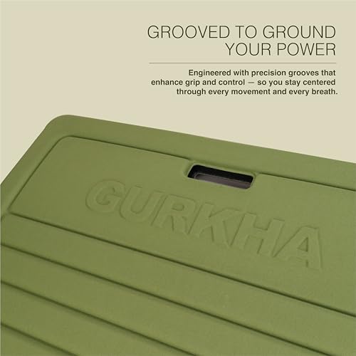 Gurkha 13mm GURKHA Foldable Performance Yoga Mat for Men & Women | Non-Slip, India’s First Foldable Extra-Cushioned Mat for Yoga, Pilates, HIIT & Floor Workouts | Portable, Durable & Lightweight Fitness Mat - Deep Forest (Green) | 6ft X 2ft - Image 3