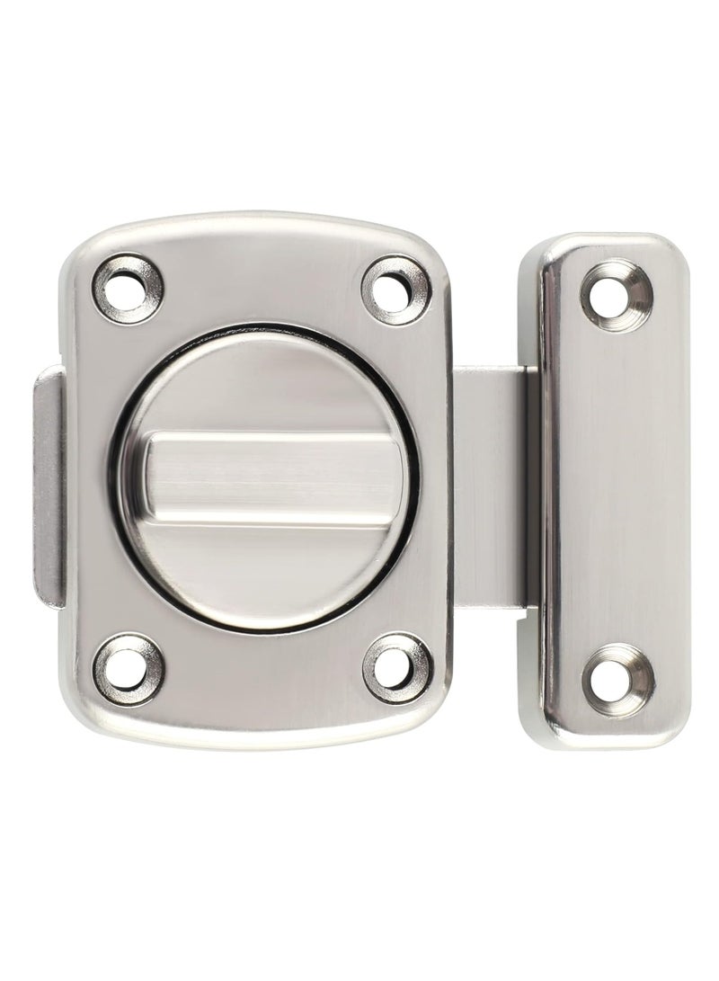 Gate Latch Slide Bolt Latches Lock,Safety Double Sided Gate Hardware, Brushed Finish,Childproof Lock,Ensure Safety - Image 1