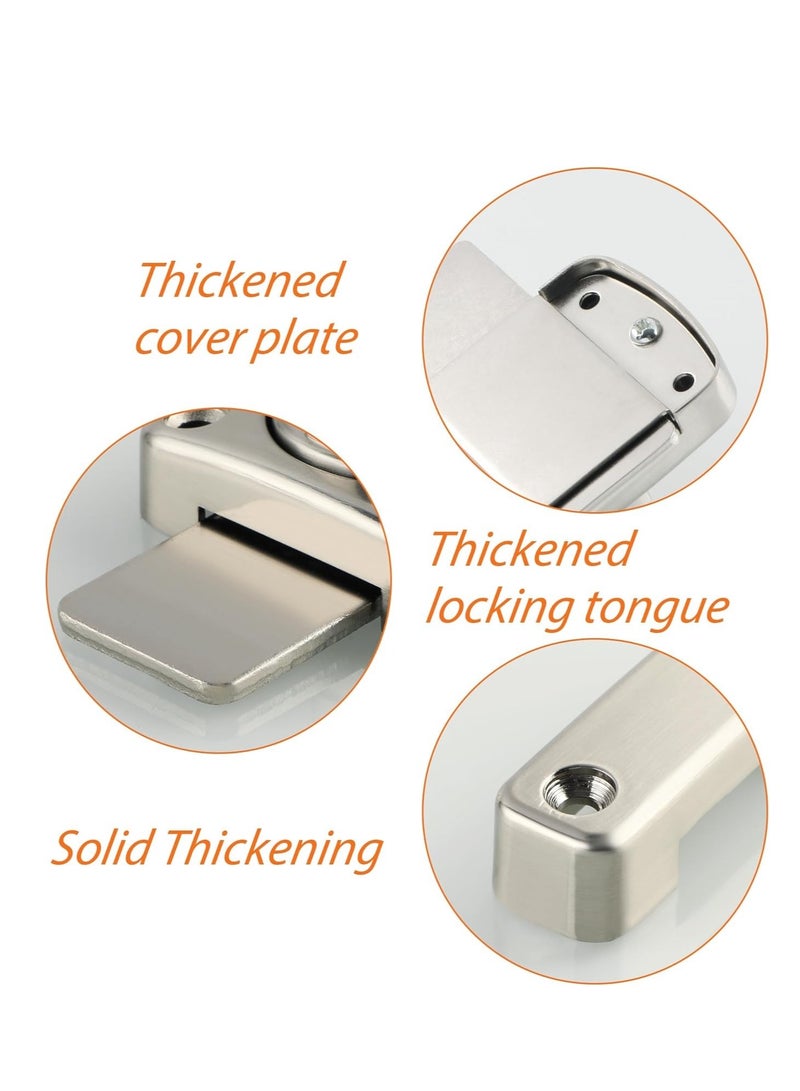 Gate Latch Slide Bolt Latches Lock,Safety Double Sided Gate Hardware, Brushed Finish,Childproof Lock,Ensure Safety - Image 4