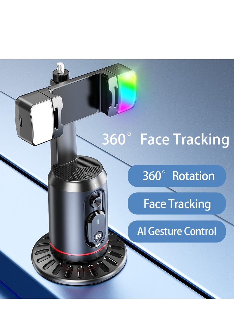 GULFLINK Multi-functional Phone Holder Clamp Phone Tripod Mount 360° Rotatable with Dual Cold Shoe Mounts for Smartphone Vlog Selfie Live Streaming Video Recording - Image 1