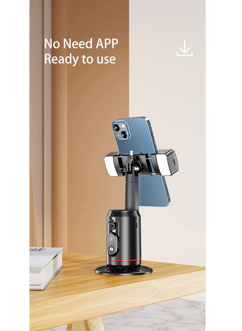 GULFLINK Multi-functional Phone Holder Clamp Phone Tripod Mount 360° Rotatable with Dual Cold Shoe Mounts for Smartphone Vlog Selfie Live Streaming Video Recording - Image 3