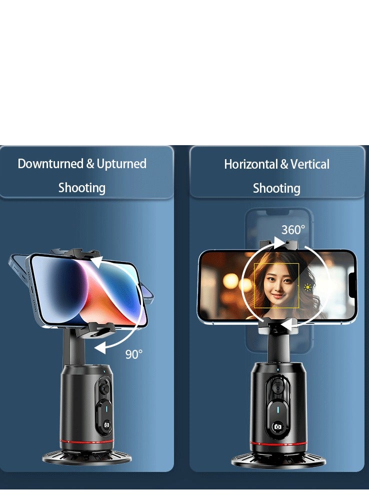 GULFLINK Multi-functional Phone Holder Clamp Phone Tripod Mount 360° Rotatable with Dual Cold Shoe Mounts for Smartphone Vlog Selfie Live Streaming Video Recording - Image 4