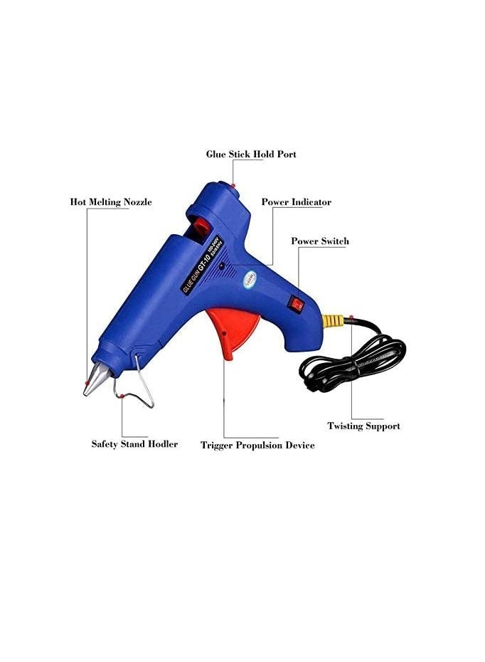 Mini Hot Glue Gun - 60W Fast Heating, Precision Nozzle  - Image 2