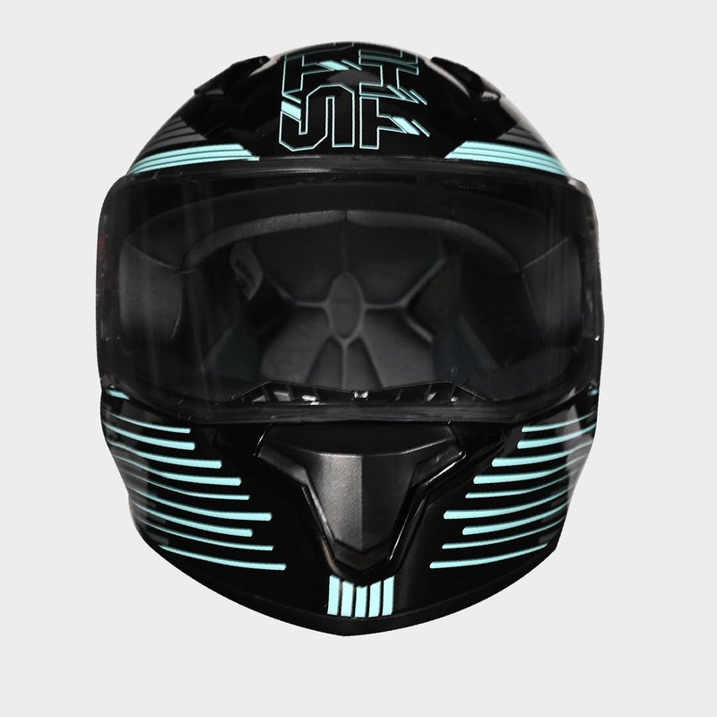 STUDDS Thunder D11 ISI and DOT Certified Full Face Helmet for Men and Women with Clear Visor - Image 2