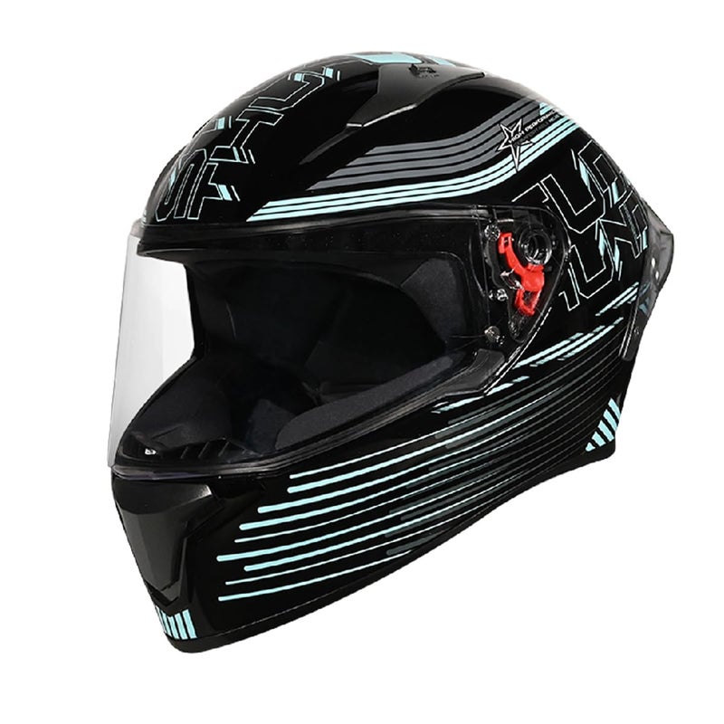 STUDDS Thunder D11 ISI and DOT Certified Full Face Helmet for Men and Women with Clear Visor - Image 1