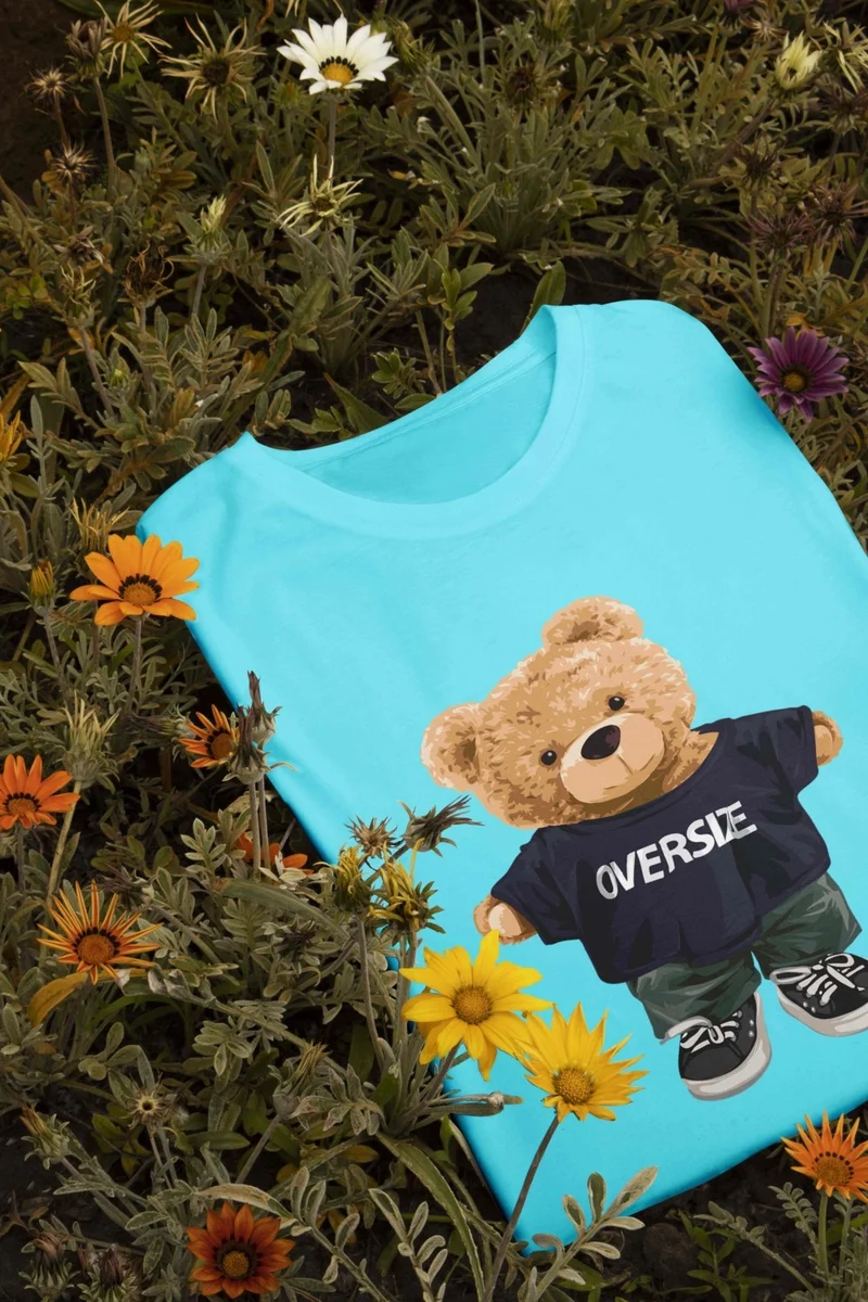 دوغ فش Jersey T-Shirt Green Printed Oversize Crew Neck Short Sleeve T-Shirt