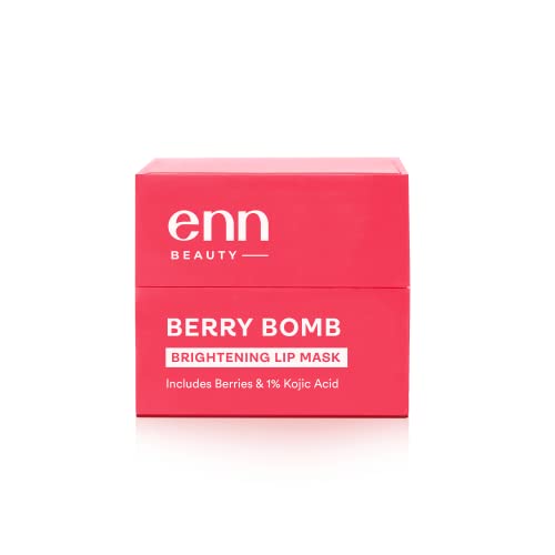 Enn Berry Bomb Tinted Lip Mask for Intense Hydration, Nourishes Dry, Damaged & Chapped Lips with Natural Berries Extract & Hyaluronic Acid for Lip Pigmentation Removal, 6Gm - Image 1