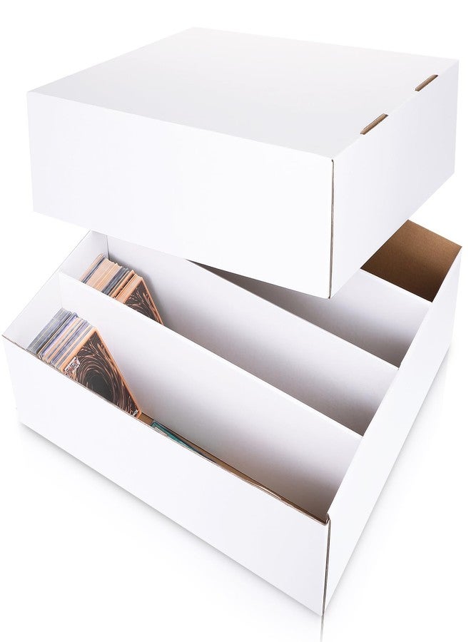 Yexiya 1 Pcs 3200 Count Sports Card Storage Boxes White Trading Card Box Collectible Trading for Soccer Baseball Game - Image 1